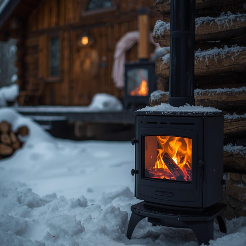 Electric Quartz stove Mini with 2 tubes-800W-2 power levels: 800W. Anti-tip, thermal protection